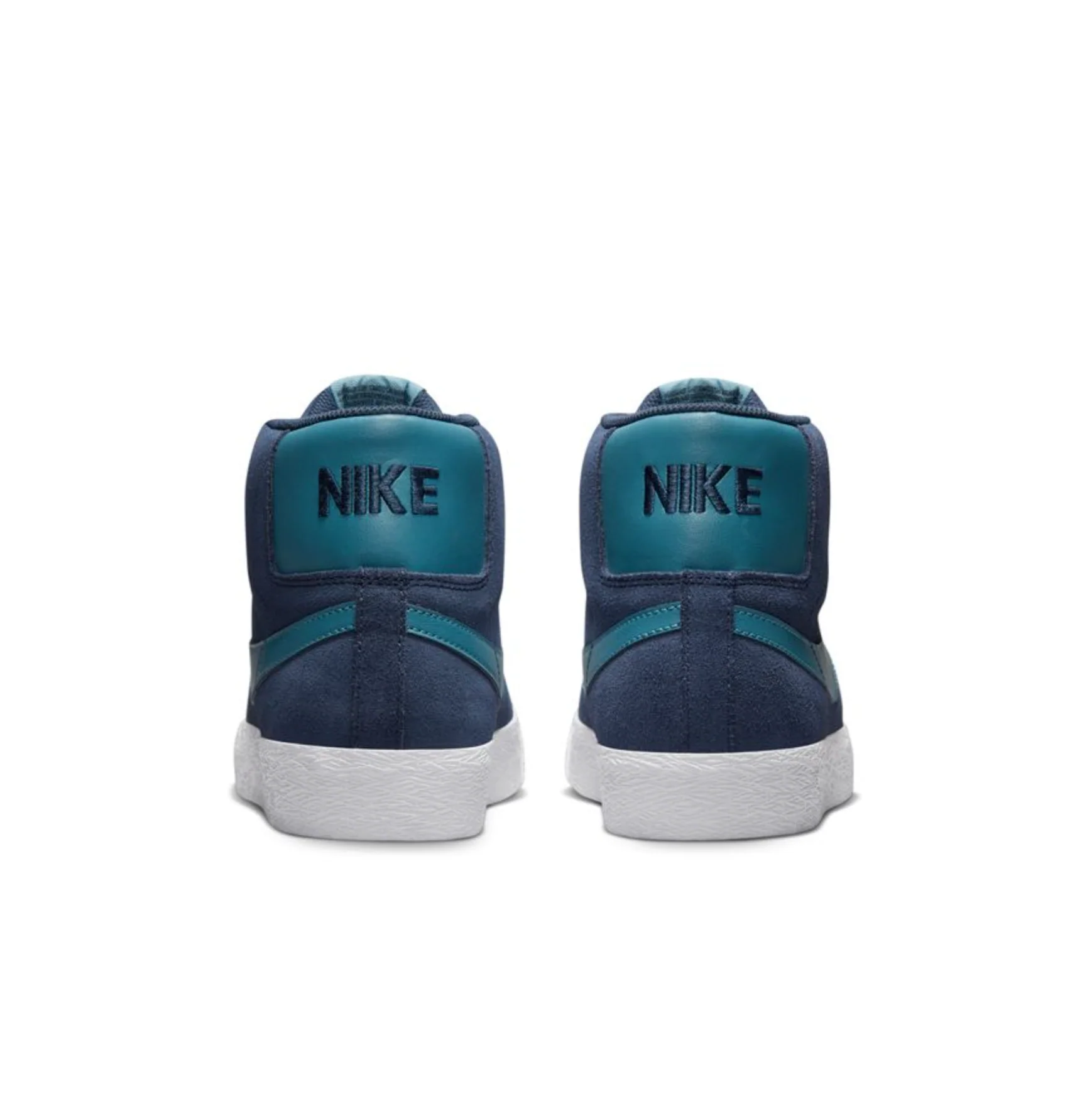 NIKE SB BLAZER MID MIDNIGHT NAVY / NOISE AQUA - Image 3