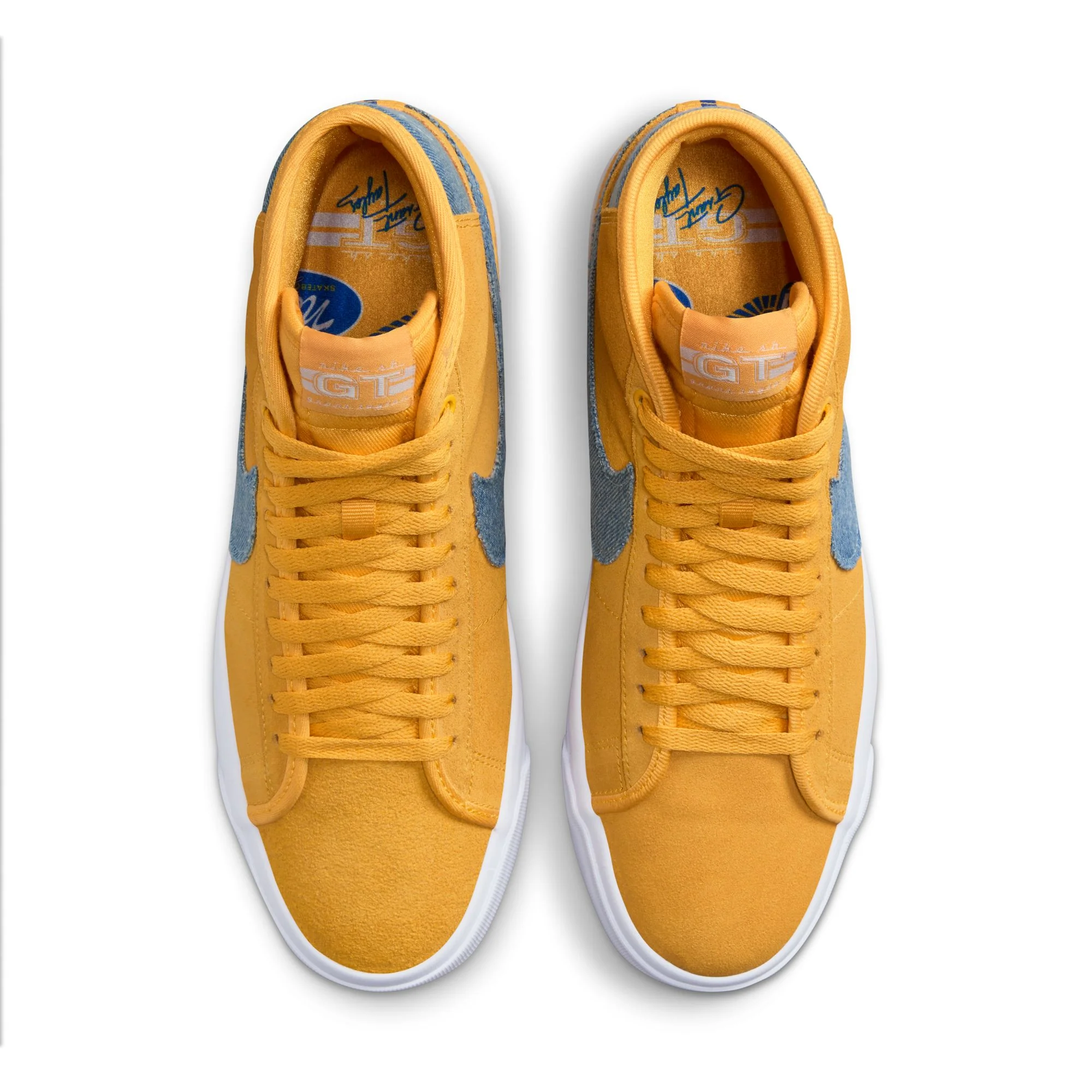 NIKE SB BLAZER MID PRO GT UNIVERSITY GOLD / GAME ROYAL - Image 10