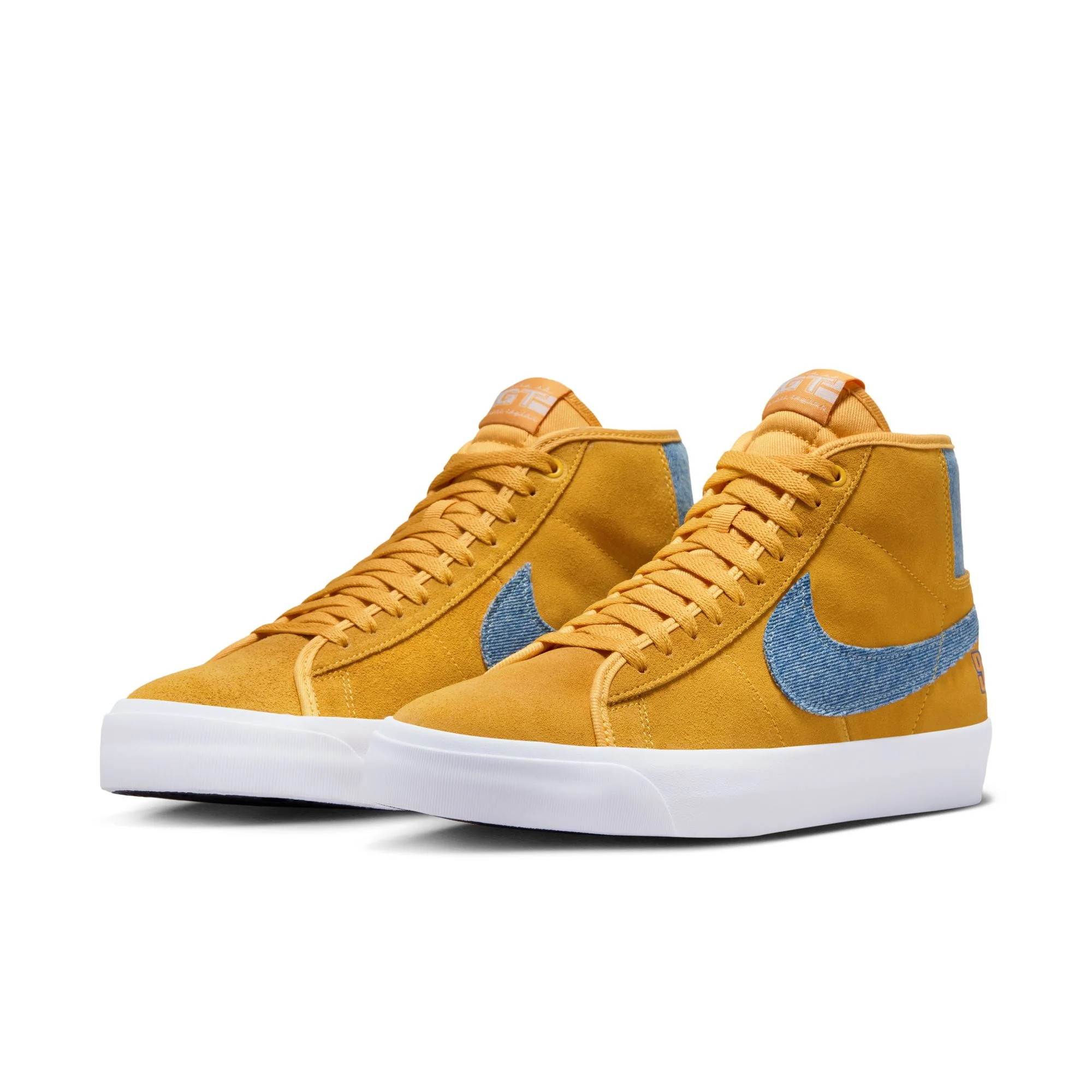 NIKE SB BLAZER MID PRO GT UNIVERSITY GOLD / GAME ROYAL - Image 6