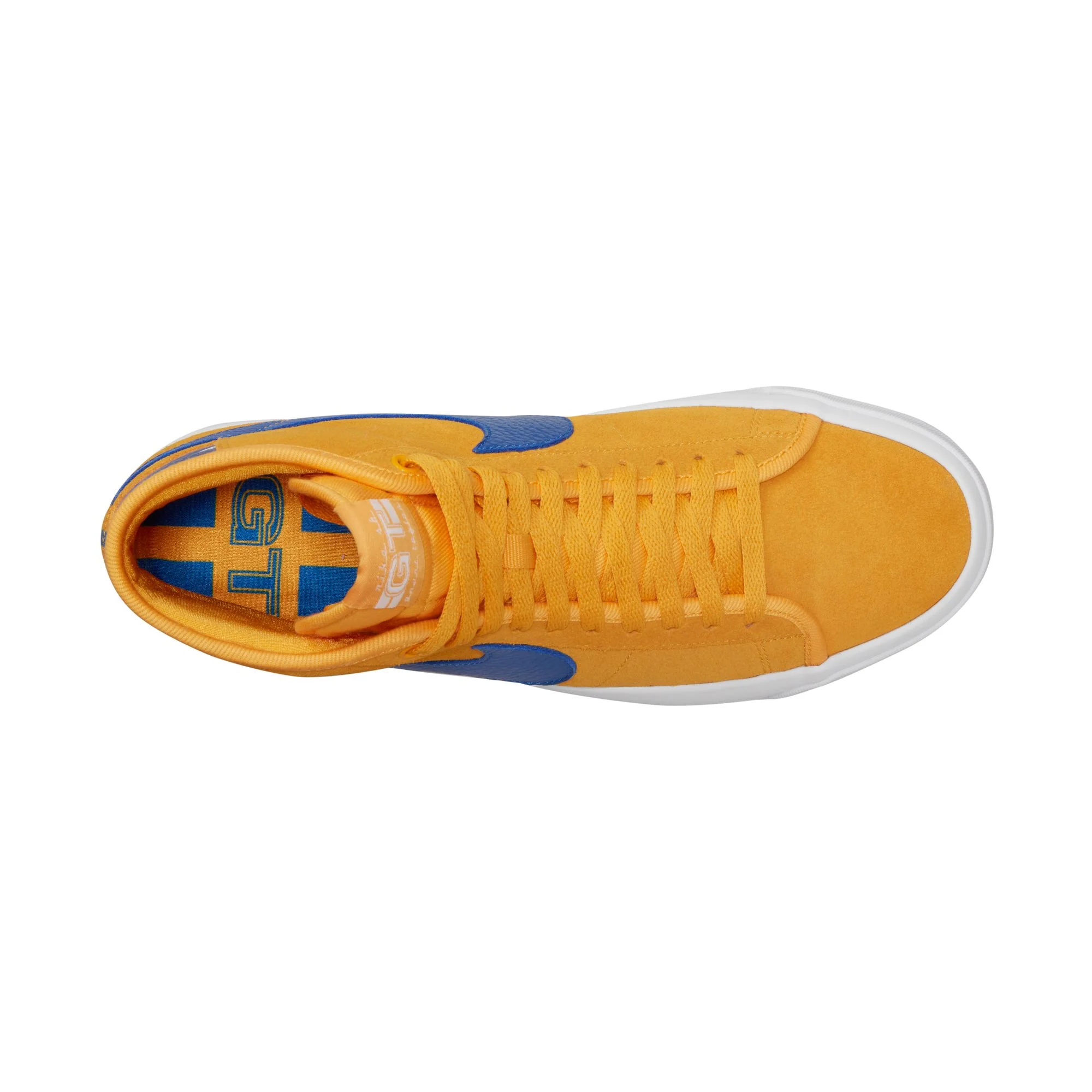 NIKE SB BLAZER MID PRO GT UNIVERSITY GOLD / GAME ROYAL - Image 7
