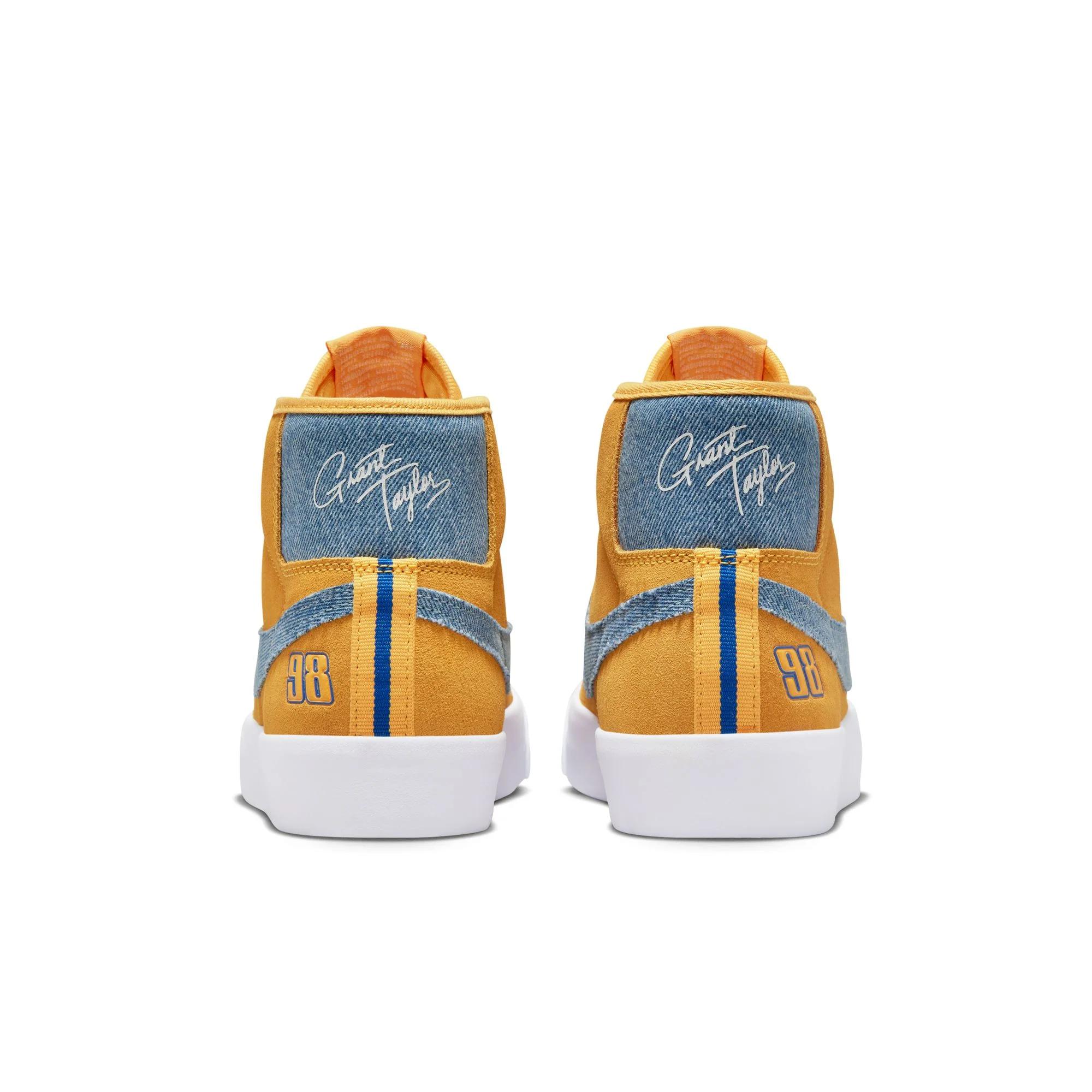 NIKE SB BLAZER MID PRO GT UNIVERSITY GOLD / GAME ROYAL - Image 9