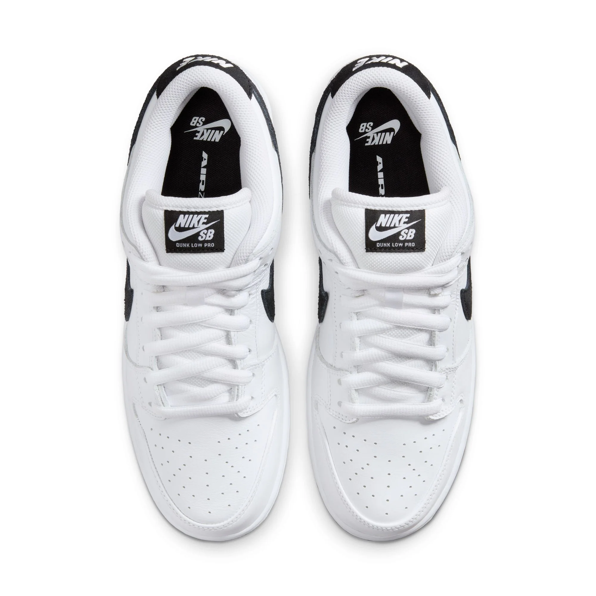 NIKE SB DUNK LOW PRO WHITE / BLACK-WHITE - Image 5